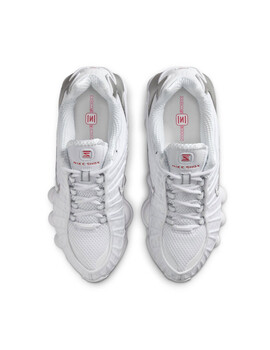 nike SHOX TL junior, blanco/plata