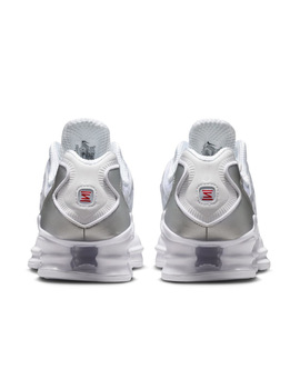 nike SHOX TL junior, blanco/plata