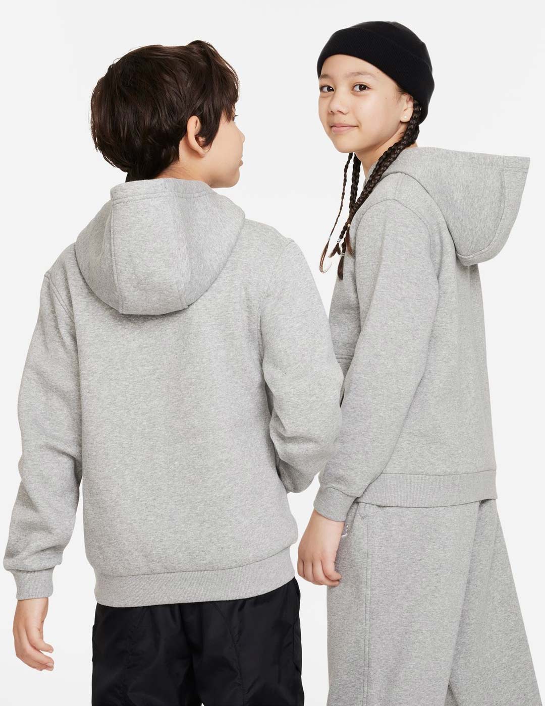sudadera de capucha junior SPORTSWEAR CLUB FLEECE, gris
