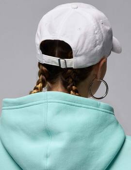 gorra JORDAN CLUB UNSTRUCTURED CURVED-BIL, blanco