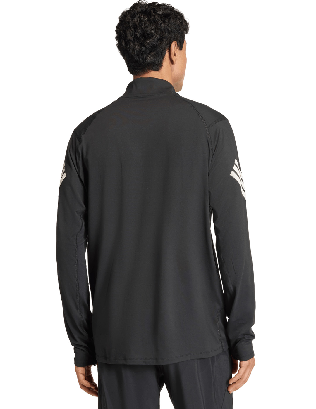 camiseta adidas técnica manga larga y medida cremallera ADI365, negro