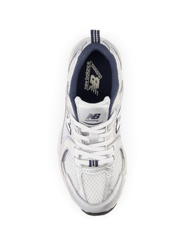new balance 530 KIDS BUNGEE LACE, blanco/plata