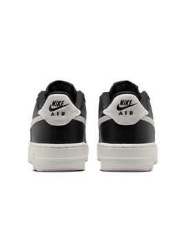 nike AIR FORCE 1 MS jr., negro