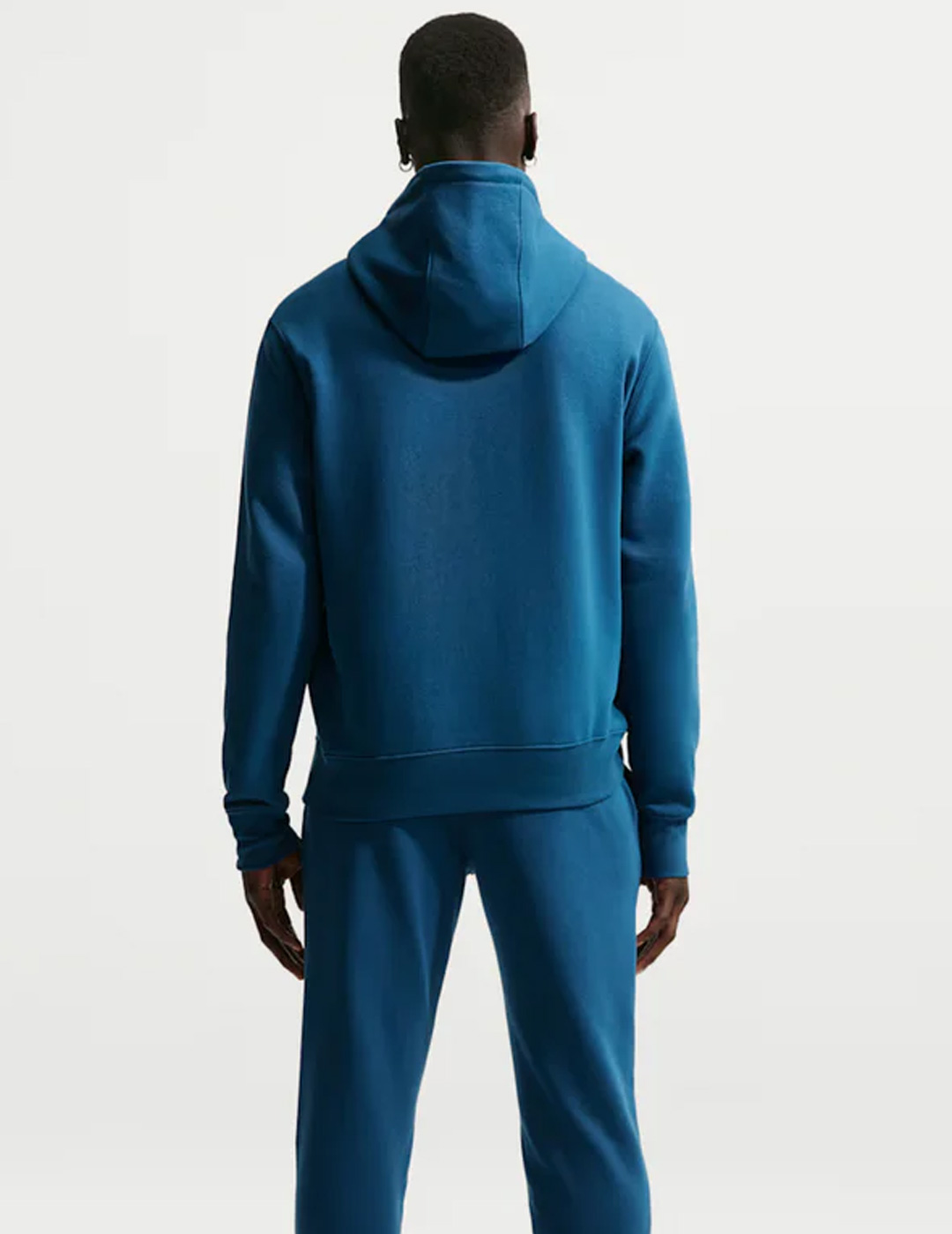 sudadera de capucha hombre, nike CLUB, azul