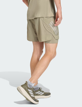 short hombre  adidas 2 en 1 ADI365, camel