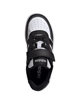 zapatilla adidas junior BREAKBASE velcro, blanco/negro