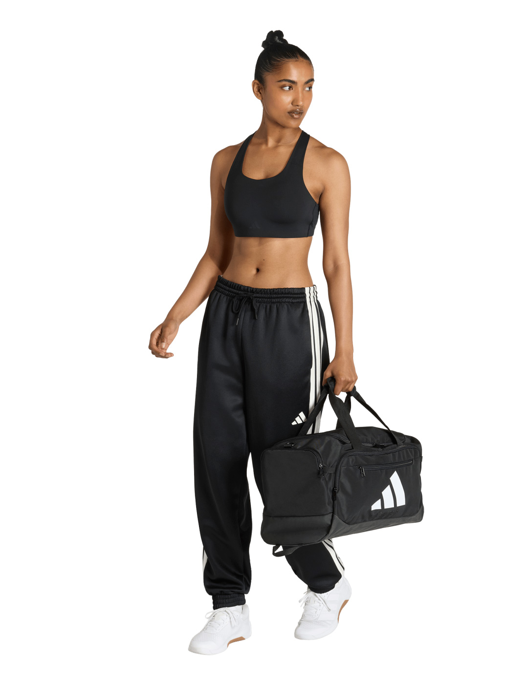 bolsa de deporte adidas negro blanco S.