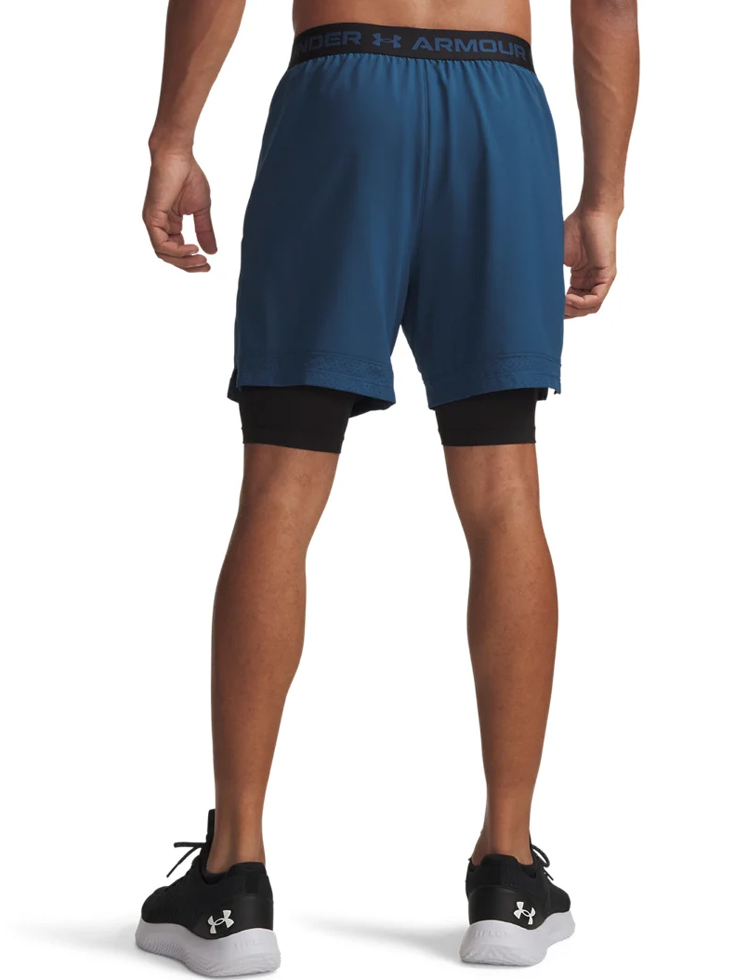 short hombre under armour con malla interior VANISH 2IN1, azul