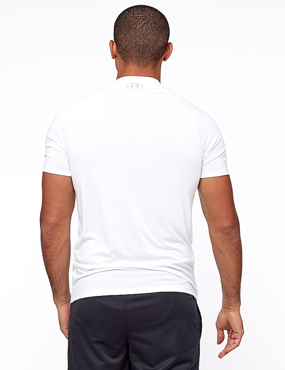 camiseta hombre manga corta under armour blanca