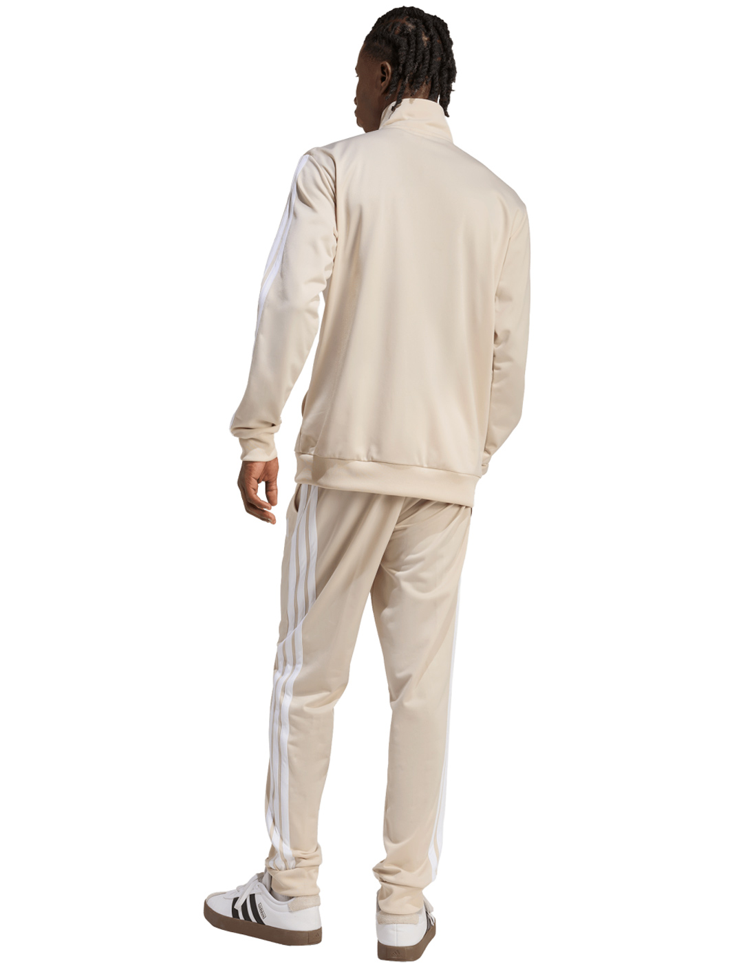 chandal adidas hombre tres bandas, beige/blanco