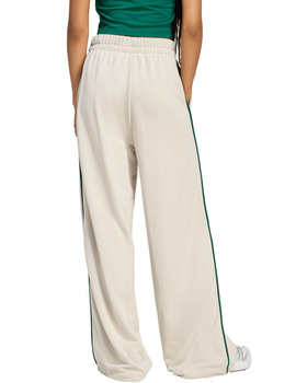 pantalón adidas mujer oversize, beige/verde