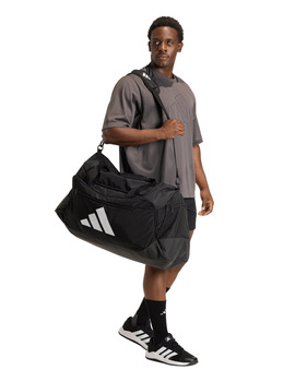 bolsa de deportes adidas clásica L, negro/blanco