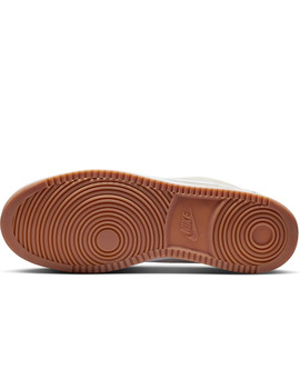 nike  COURT VISION LOW FL beige/blanco