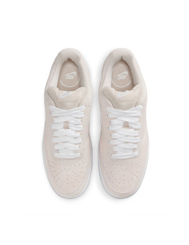 nike  COURT VISION LOW FL beige/blanco