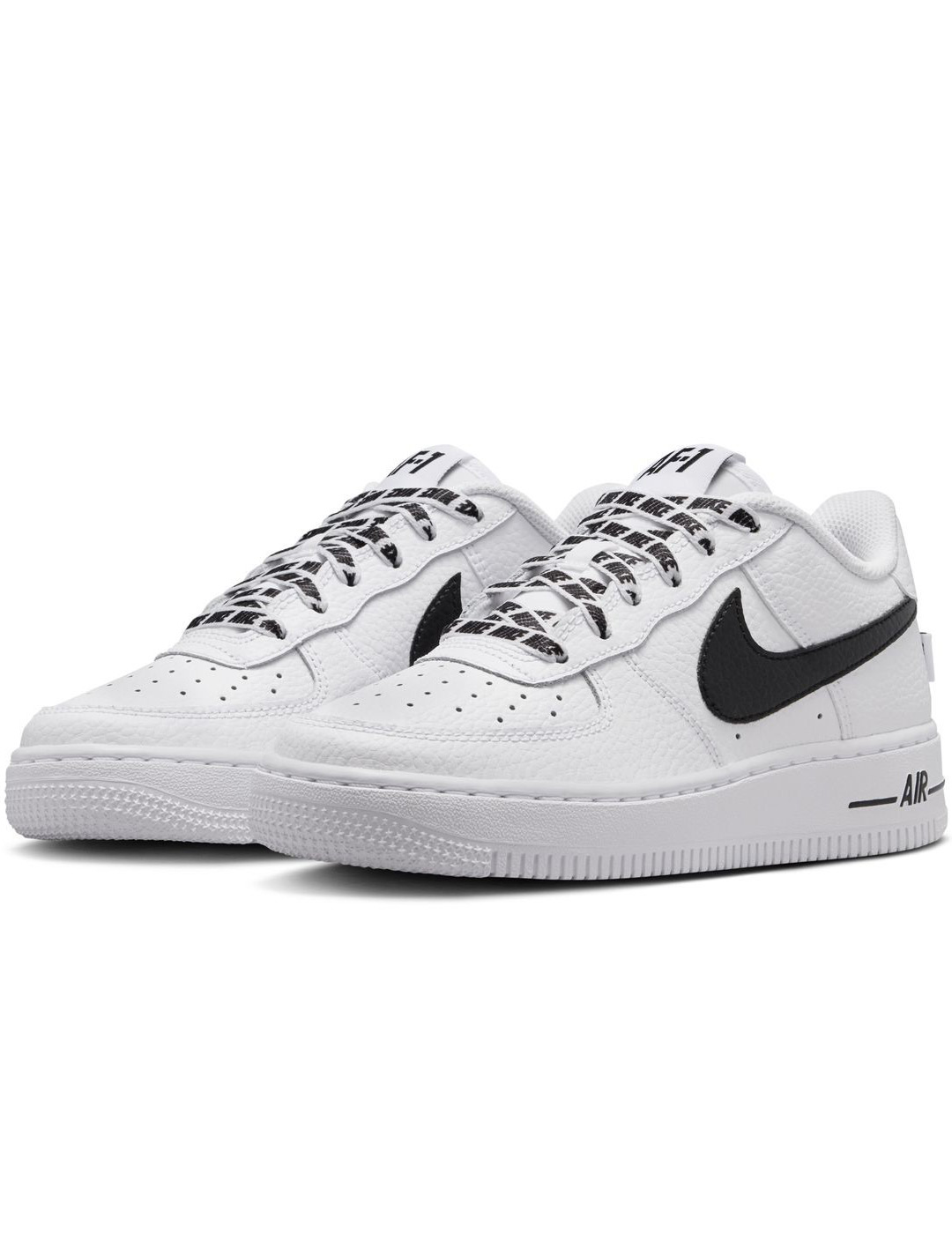 nike  AIR FORCE 1 LOW junior, blanco/negro