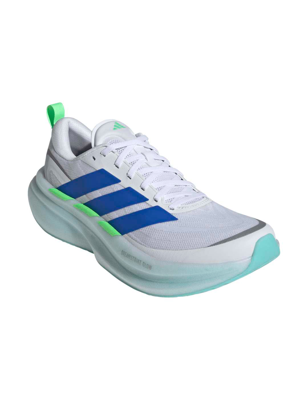 zapatilla running adidas SUPERNOVA GLIDE M, blanco/azul/verde
