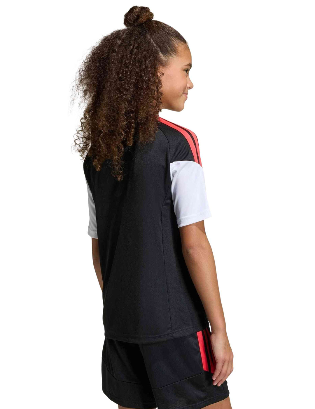 camiseta adidas junior TIRO, negro/rojo