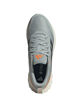 zapatilla trail runningadidas Runfalcon 5  mujer, repelente al agua , gris/naranja