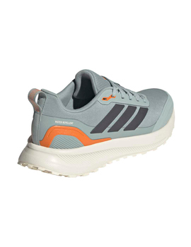 zapatilla trail runningadidas Runfalcon 5  mujer, repelente al agua , gris/naranja