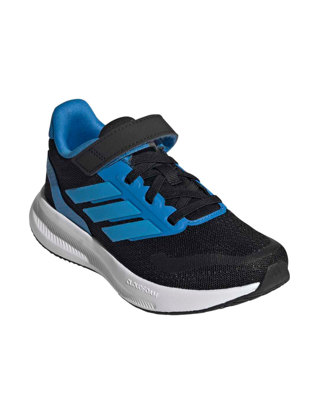 adidas RUNFALCON 5 niño, velcro, negro/azul