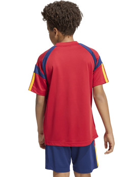 camiseta manga adidas junior, rojo