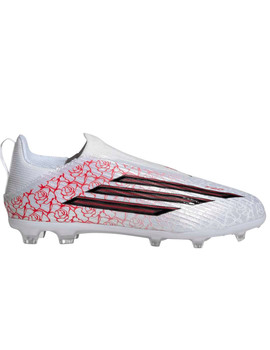 bota de fútbol adidas Lamine Yamal F50 LEAGUE fg/mg, blanco