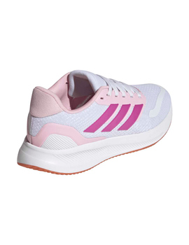 adidas RUNFALCON 5 Junior, blanco/rosa