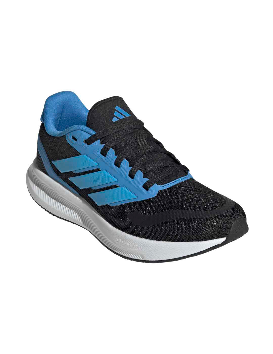 adidas RUNFALCON 5 Junior, negro/azulon