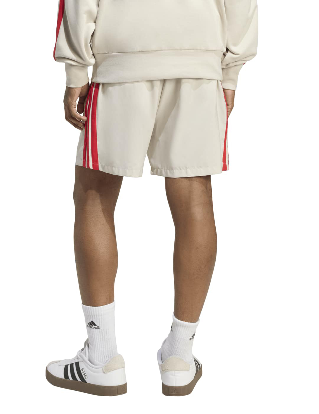 bermuda adidas hombre  3S CHELSEA , beige/rojo