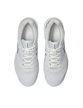 zapatilla padel asics GEL-DEDICATE 8, blanco/verde