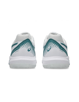 zapatilla padel asics GEL-DEDICATE 8, blanco/verde