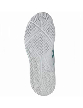 zapatilla padel asics GEL-DEDICATE 8, blanco/verde