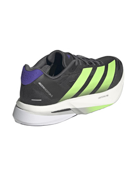zapatilla running adidas ADIZERO BOSTON 13 hombre , negro/verde fluor