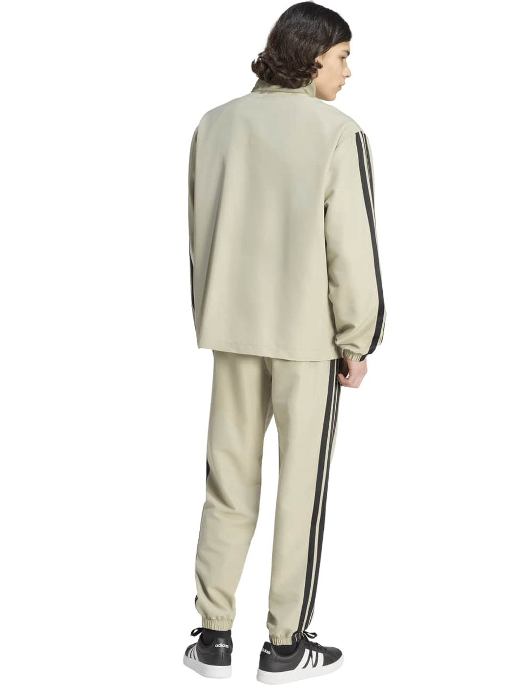 chandal adidas hombre microfibra verde/negro