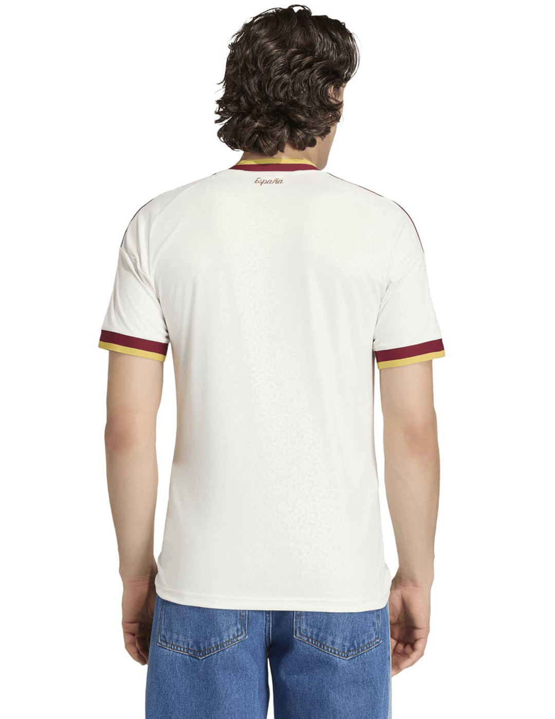 camiseta  2ª equipacion  Selección Esspañola de fútbol, blanco