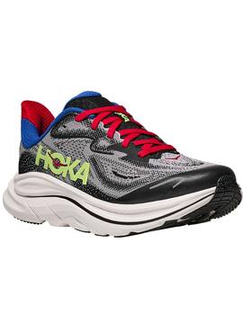 zapatilla running junior Hoka Clifton 10 gris