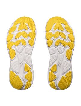 zapatilla running junior Hoka Clifton 10 , blanco/azul