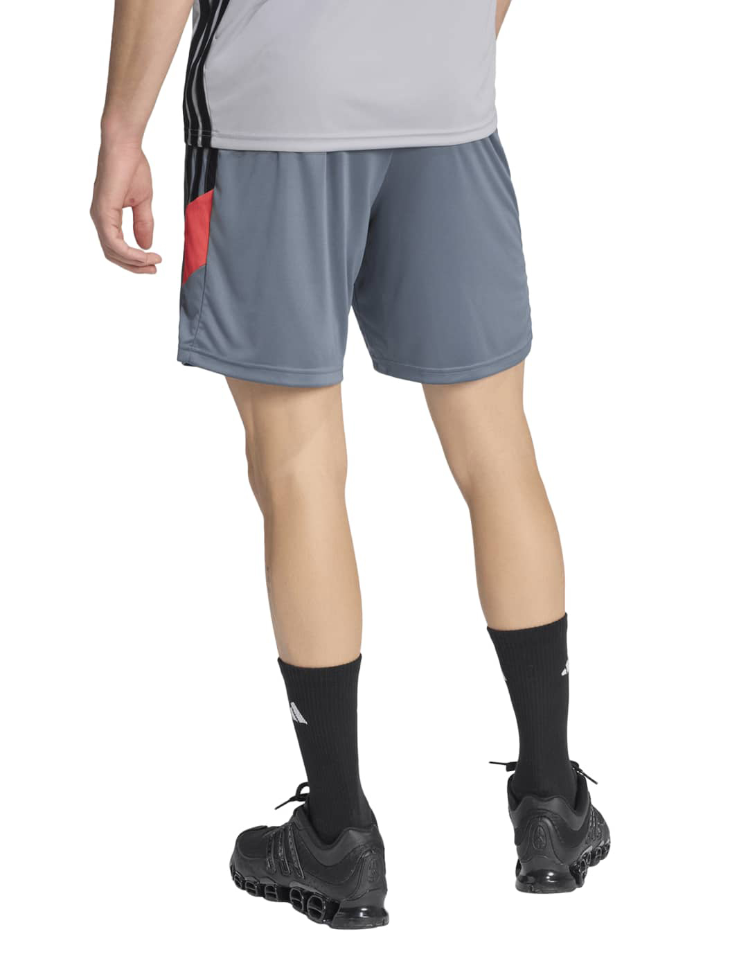 short adidas hombre Tiro, gris/negro