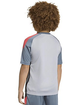 camiseta técnica adidas junior, gris
