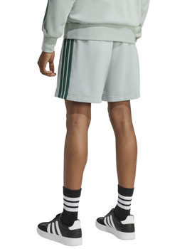 short adidas hombre tres bandas algodón verde/verde