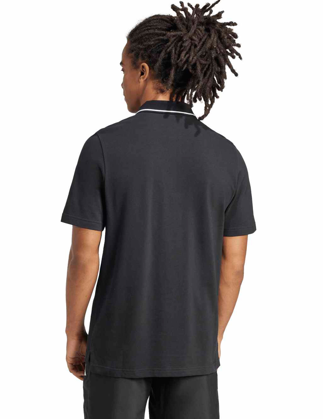 polo adidas hombre, negro