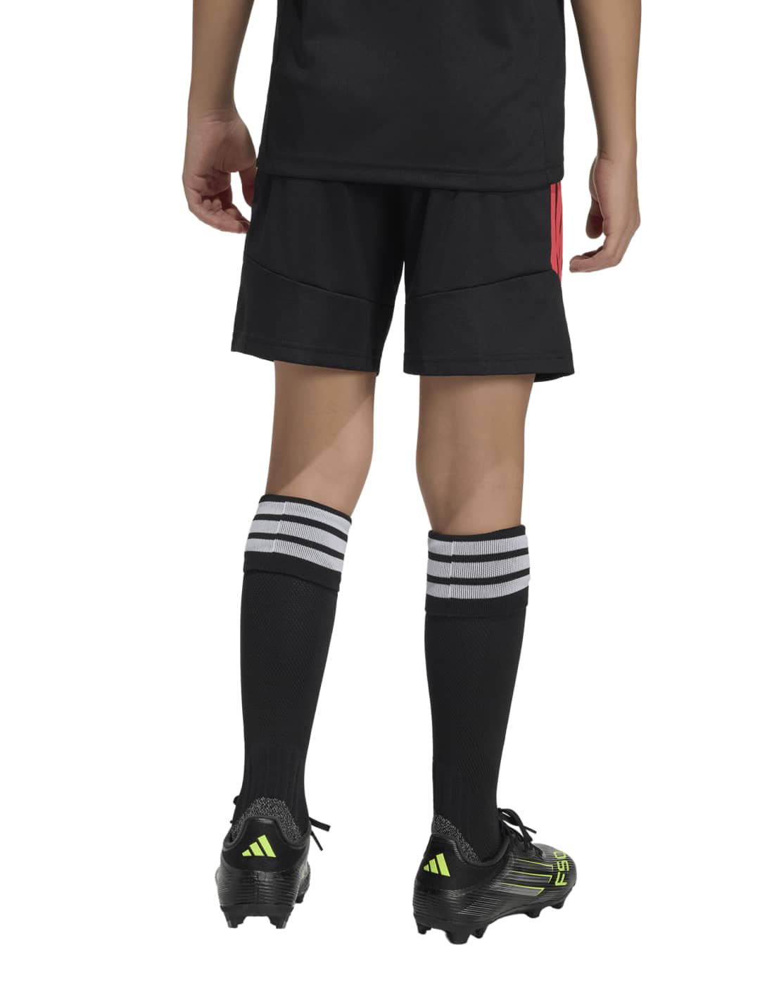 short adidas Tiro junior, negro/rojo