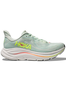 zapatilla running mujer Hoka CLIFTON 10, verde/neon