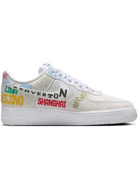 zapatilla hombre nike  AIR FORCE 1 '07 LV8, blanco/multicolor