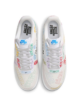 zapatilla hombre nike  AIR FORCE 1 '07 LV8, blanco/multicolor