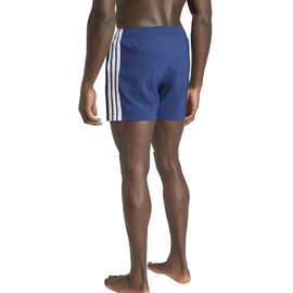 bañador adidas hombre 3 bandas, marino/blanco