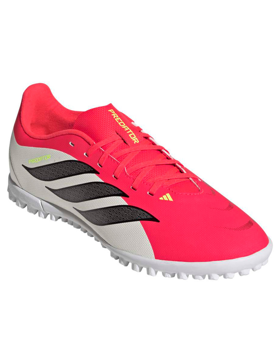 bota de fútbol adidas junior PREDATOR CLUB TF J, rojo/blanco