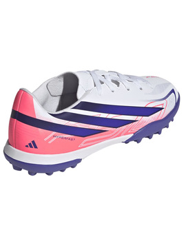 bota adidas turf F50 HYPERFAST junior, blanco/rosa