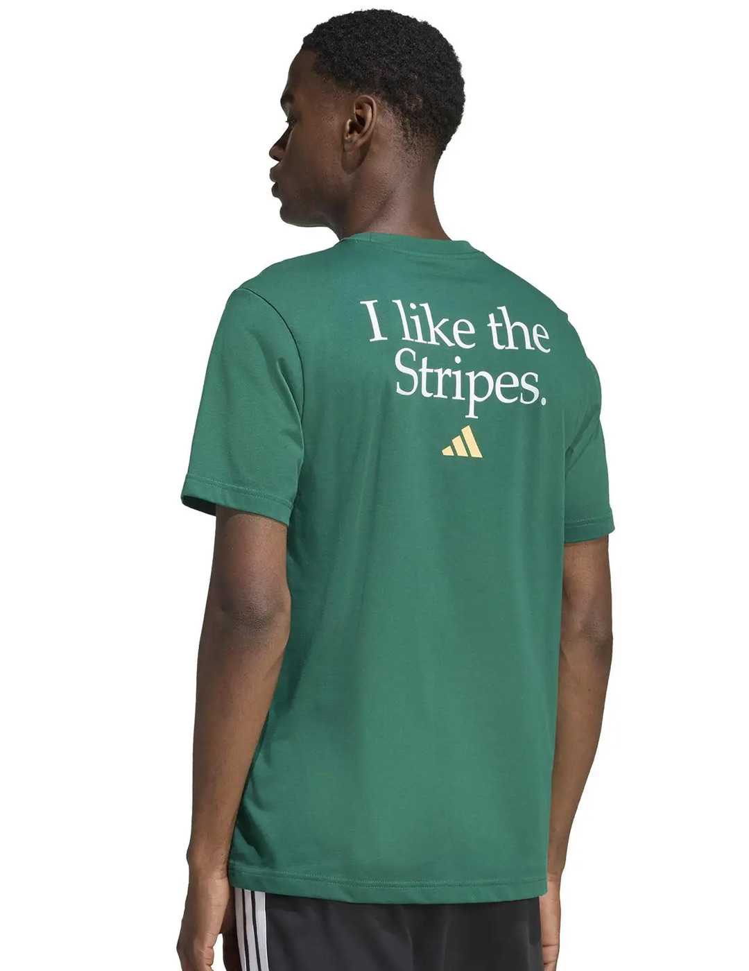 camiseta manga corta adidas hombre BOLD, verde