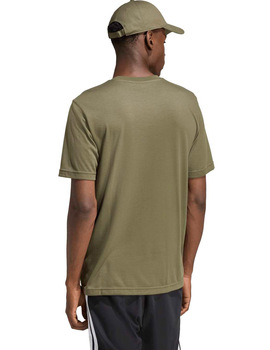 camiseta manga corta adidas hombre  camo, verde